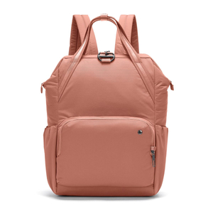 Plecak damski antykradzieżowy Pacsafe Citysafe CX Econyl® - różowy