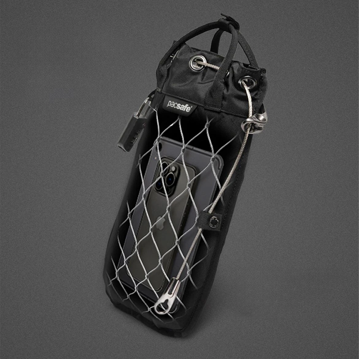 Sejf antykradzieżowy Pacsafe z technologią siatki eXomesh 360