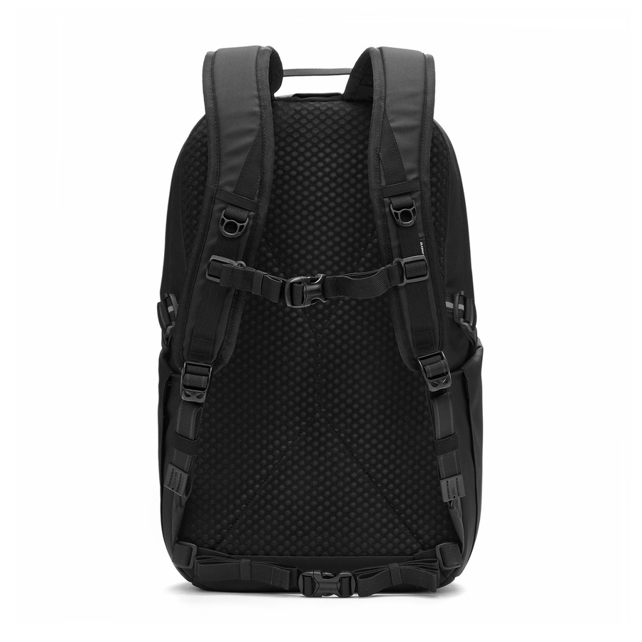 Plecak turystyczny antykradzieżowy na laptopa Pacsafe Vibe 24 l - czarny