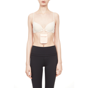 Anti-theft pouch attached to a bra Pacsafe Coversafe S25 - pink