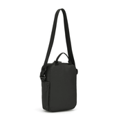 Medium men's shoulder bag / anti-theft messenger bag Pacsafe Metrosafe X vertical crossbody 6 l - Black.