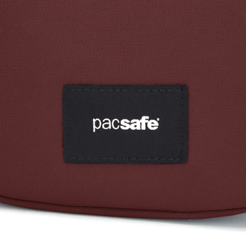 Anti-theft urban Pacsafe Go Lunar bag - burgundy