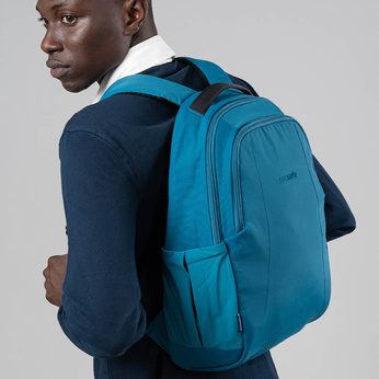 Anti-theft urban backpack Pacsafe LS350 - turquoise