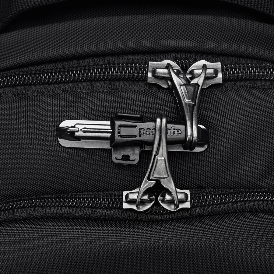 Pacsafe V 16 L anti-theft city backpack - Jet Black