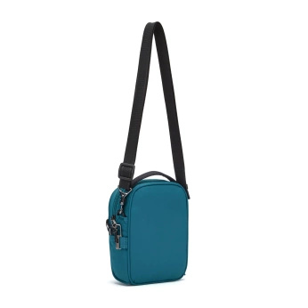 Anti-theft shoulder bag Pacsafe LS100 - turquoise