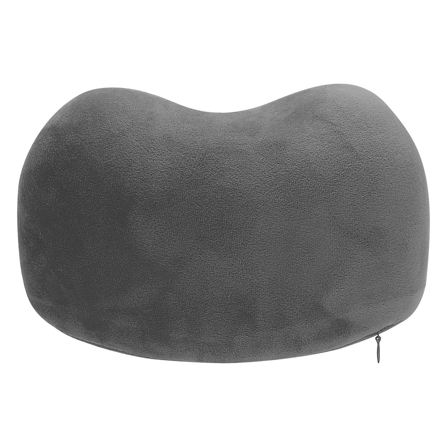 Travel pillow around the neck - gray. Plus earplugs and eye band