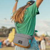 Urban small anti-theft bag Pacsafe Go - stone