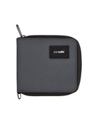 Men's small RFID Pacsafe wallet - dark gray