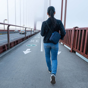 Pacsafe V anti-theft city bag -  ocean