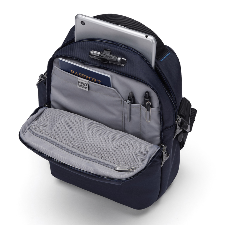 Anti-theft Sling Bag Pacsafe V - ocean