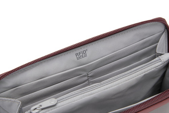 RFIDsafe Continental Wallet Pacsafe - garnet red