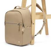 Women's anti-theft backpack 10 L Pacsafe W - beige