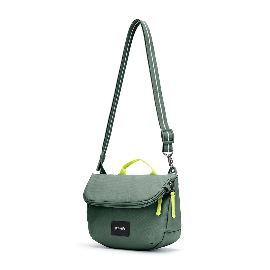 Folding women's anti-theft bag Pacsafe Go - stone
