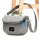 Folding women's anti-theft bag Pacsafe Go - stone