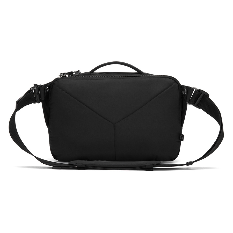 Pacsafe® EXP 12" anti theft sling crossbody - jet black