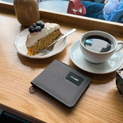 Portfel mały RFID Pacsafe - ciemnoszary