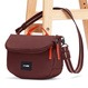 Folding women's anti-theft bag Pacsafe Go - burgundy