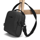 Anti-theft shoulder bag Pacsafe LS100 - black