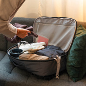 Anti-theft travel backpack Pacsafe EXP45 - dark gray