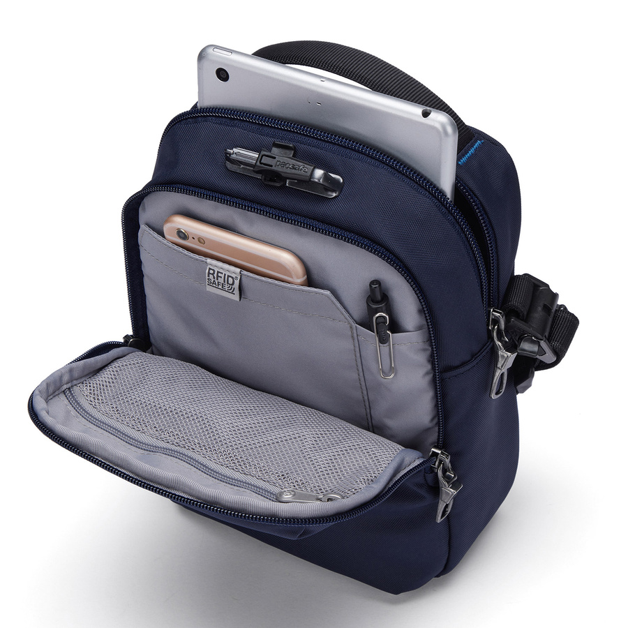 Pacsafe V anti-theft city bag - ocean
