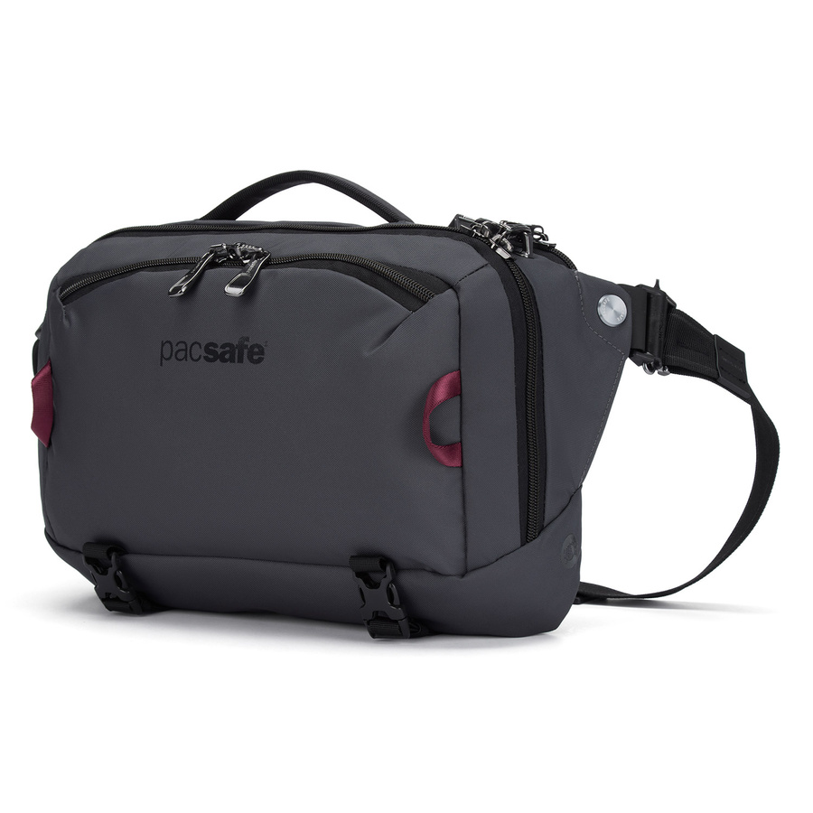 Pacsafe® EXP 12" anti theft sling crossbody - slate