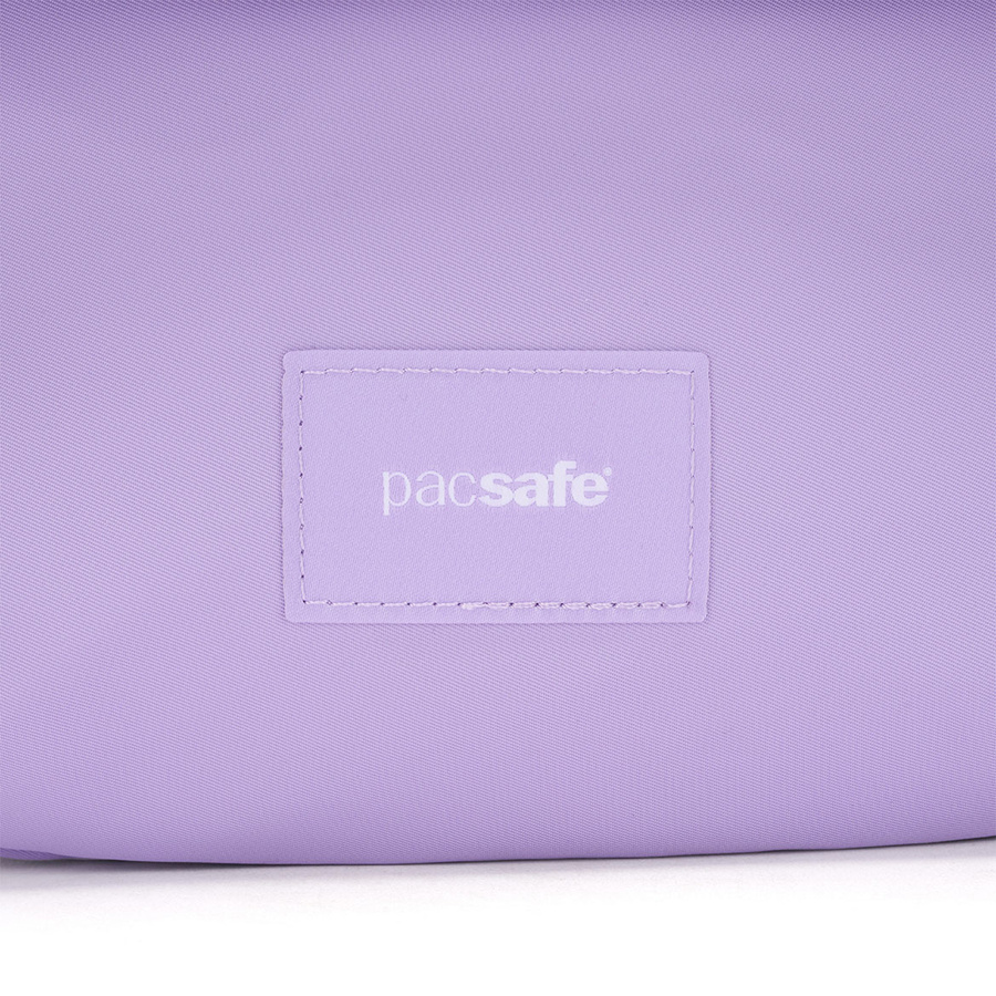 Folding women's anti-theft bag Pacsafe Go - lavender