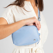 Small 2-in-1 anti-theft women's handbag Pacsafe W - Serenity Blue