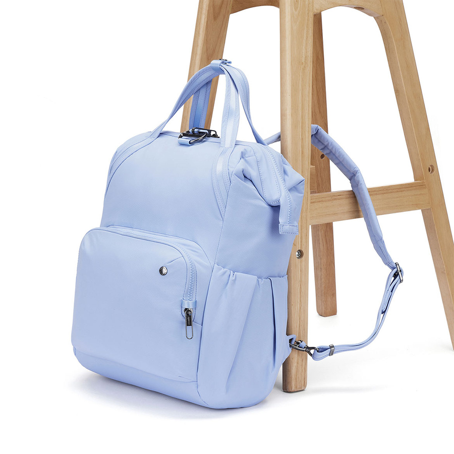 Anti-theft backpack Pacsafe CX - light blue