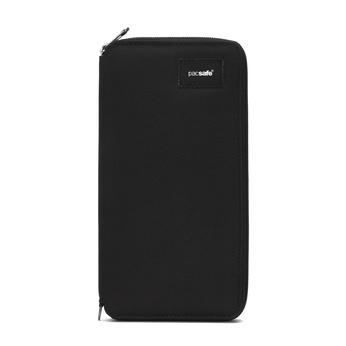 Large RFID Pacsafe women's wallet - black
