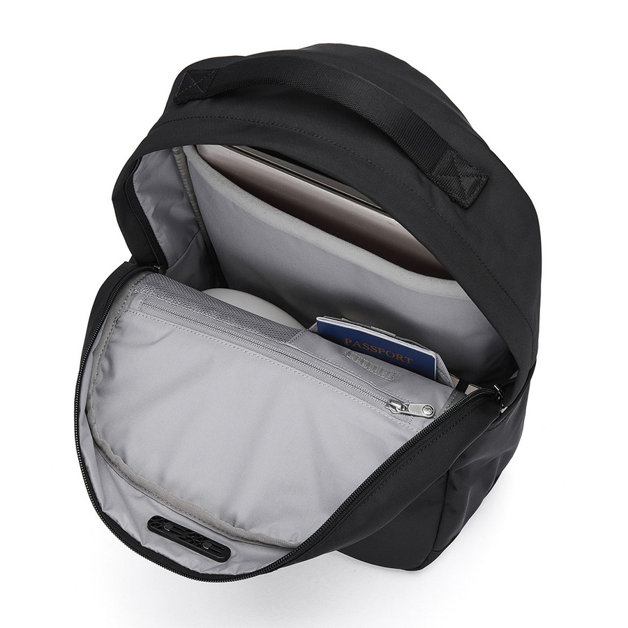Anti-theft urban backpack Pacsafe Vibe 20L - black