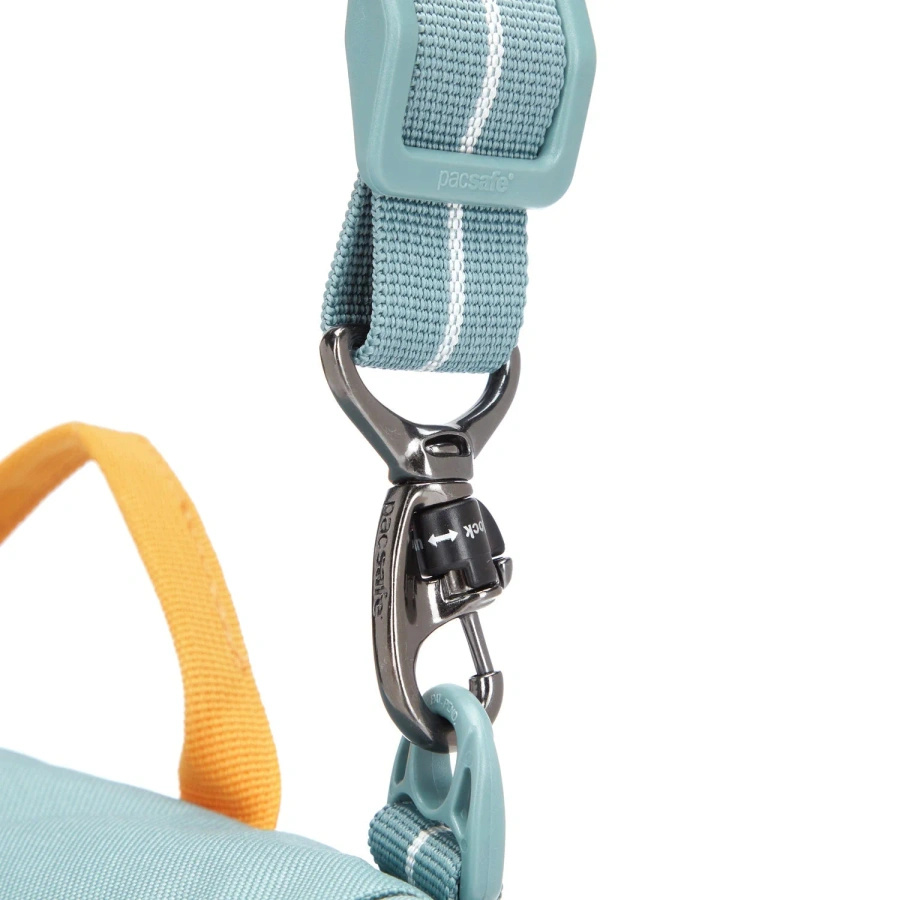 Folding anti-theft women's handbag Pacsafe Go - mint