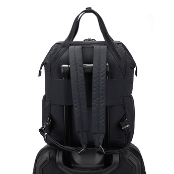 Women's anti-theft backpack Pacsafe Citysafe CX Econyl - black