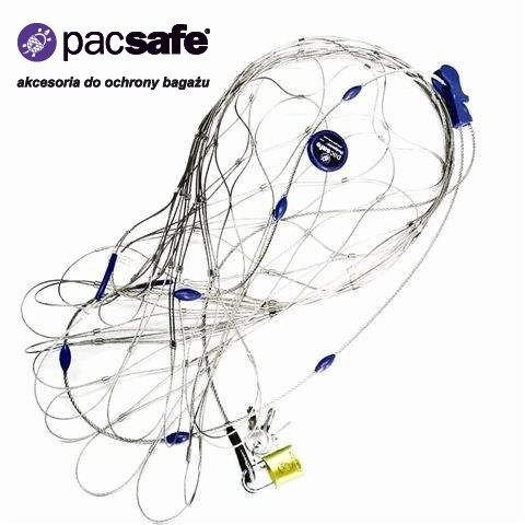 Siatka antykradzieżowa do zabezpieczenia bagażu - plecaka lub walizki - Pacsafe 120 l (L)