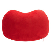 Travel pillow around the neck - red. Plus ear plugs and eye band