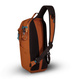 Anti-theft backpack for one shoulder Pacsafe ECO 12L - orange made of econyl