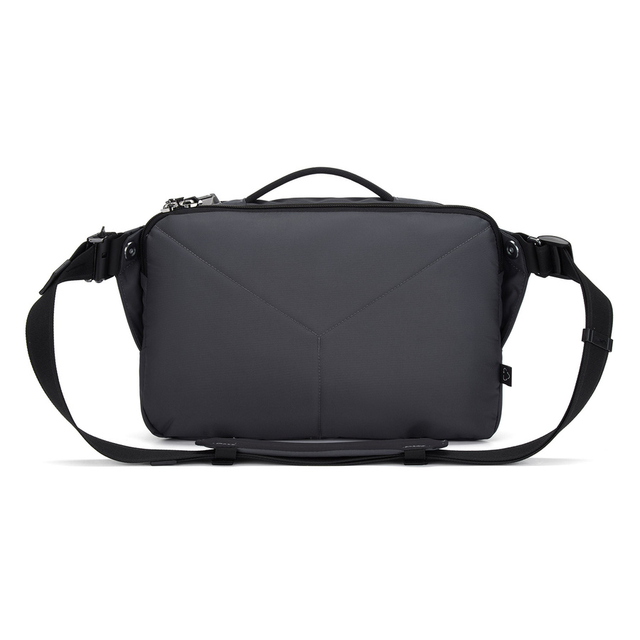Torba miejska na laptopa antykradzieżowa Pacsafe EXP - ciemnoszara
