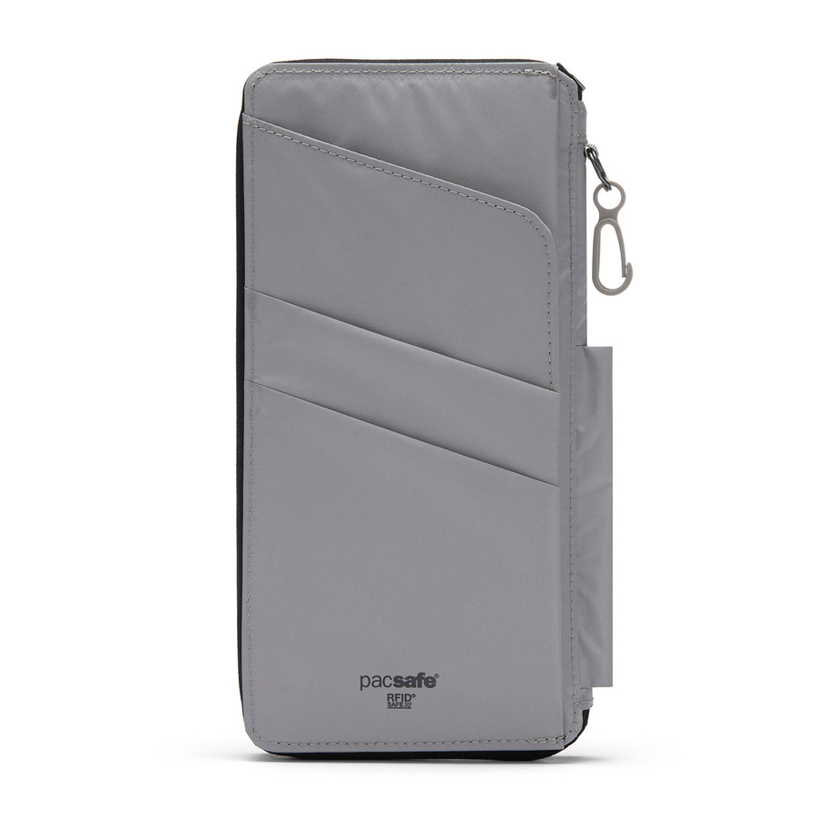 Large RFID Pacsafe women's wallet - black