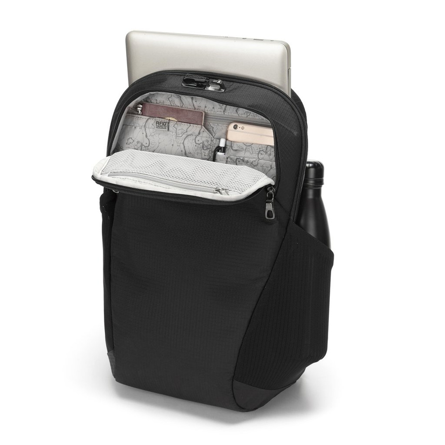 Anti-theft urban backpack Pacsafe Vibe 20L - black