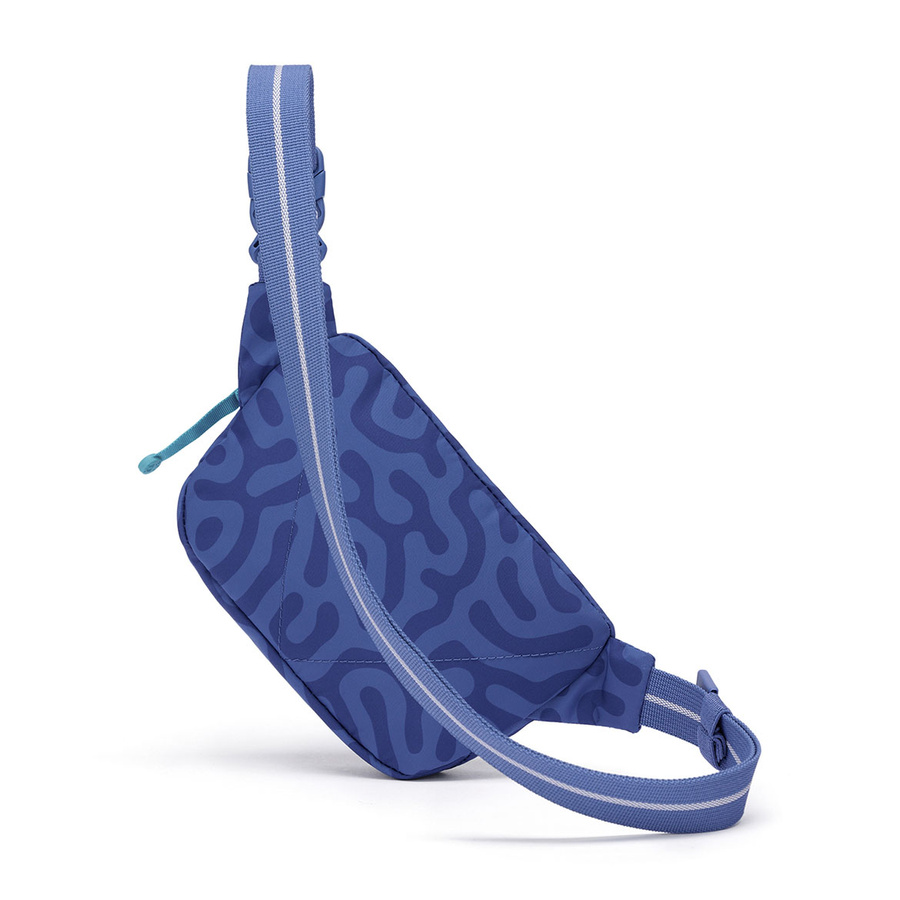 Pacsafe Go anti-theft hip pack - cerulean blue