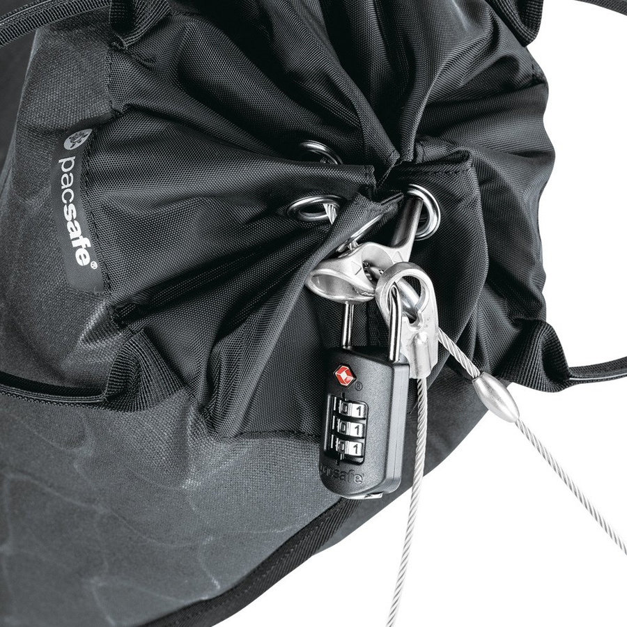 Large anti-theft travel safe Pacsafe Travelsafe 12 l GII - black