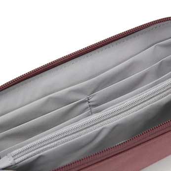 RFIDsafe Continental Wallet Pacsafe - garnet red
