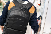 Anti-theft laptop backpack Pacsafe Metrosafe LS450 Econyl® - black