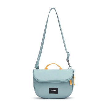Folding anti-theft women's handbag Pacsafe Go - mint