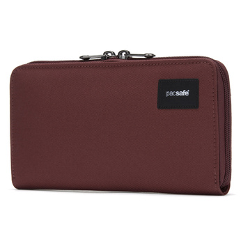 RFIDsafe Continental Wallet Pacsafe - garnet red