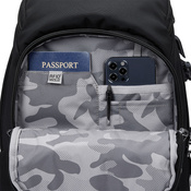 Anti-theft tourist backpack Pacsafe EXP28 - black