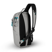 Anti-theft sling backpack Pacsafe ECO 12L - gray made of econyl