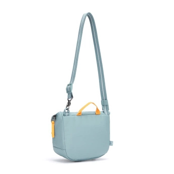 Folding anti-theft women's handbag Pacsafe Go - mint