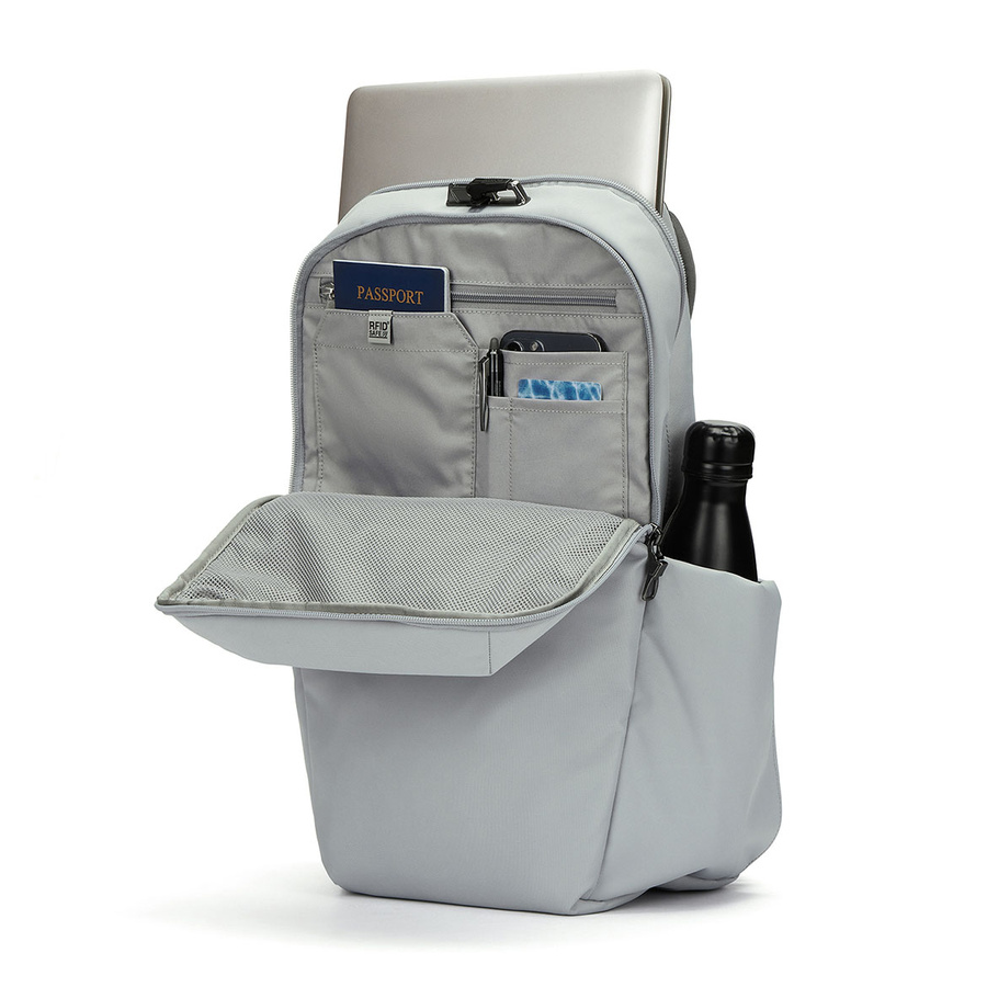 Anti-theft laptop backpack Pacsafe Vibe 25l - gray