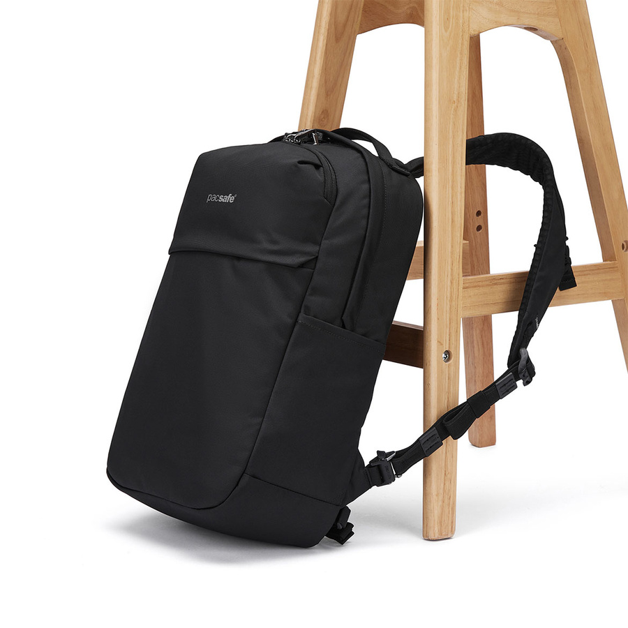 Anti-theft urban backpack Pacsafe Vibe 20L - black
