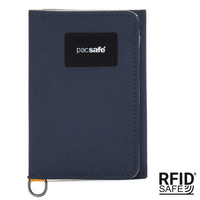 Portfel składany RFID Pacsafe  - granatowy